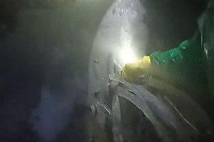安顺消防水池堵漏现场
